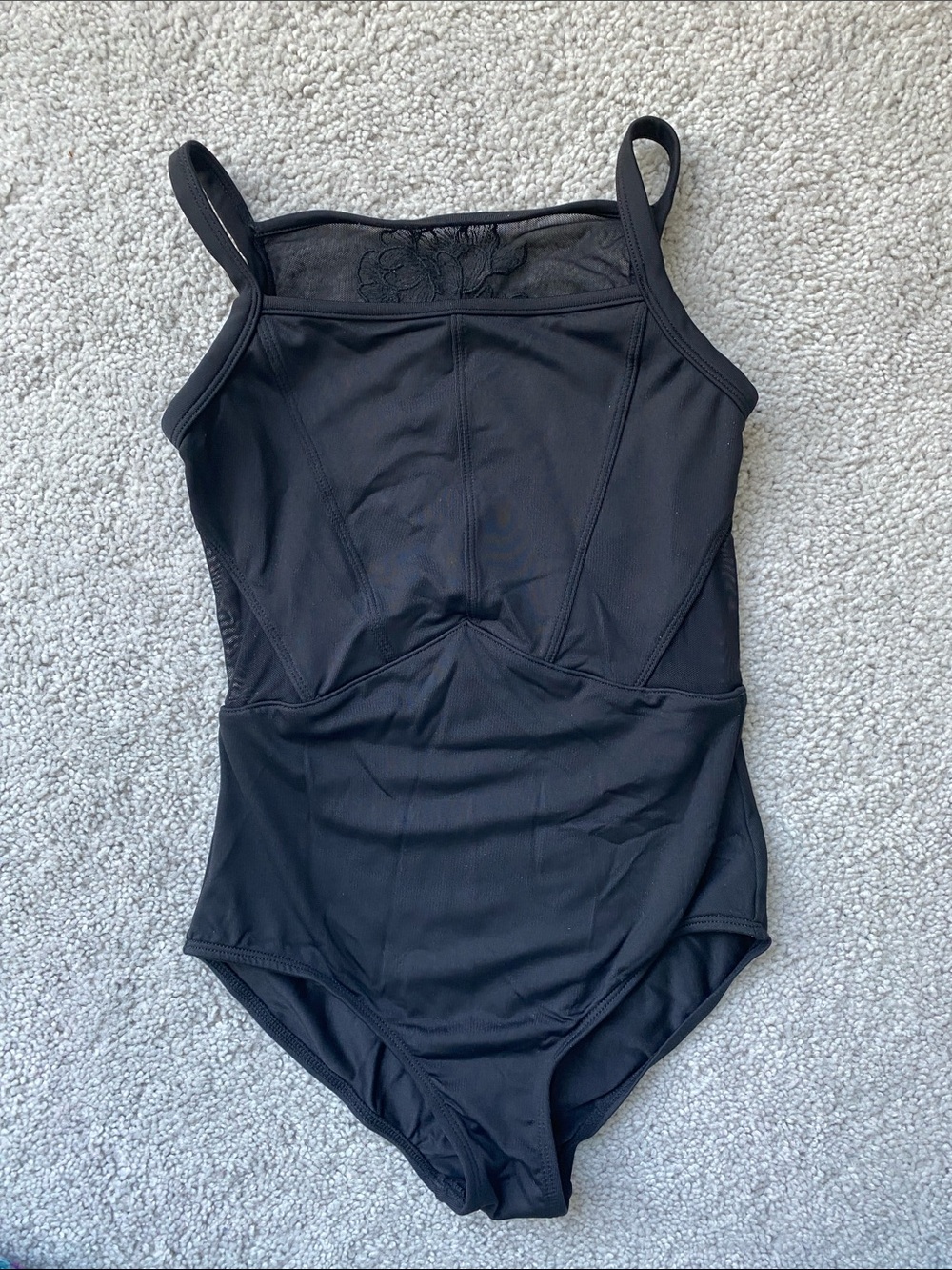 Girls Bloch Sheer Back Leotard size 8-10